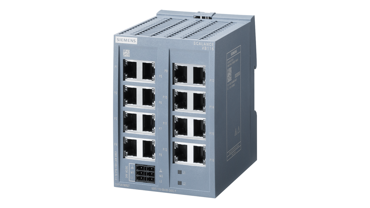 Siemens SCALANCE XB116, 6GK5116-0BA00-2AB2